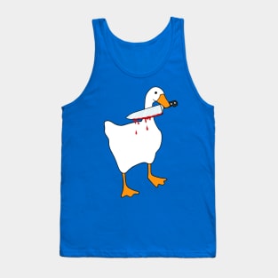 Goose with Knife Tank Top